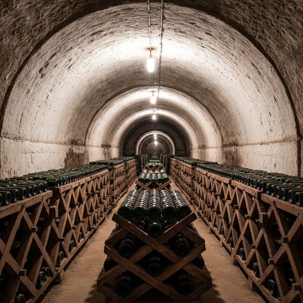 Medieval Champagne & the Chalk Cellars
